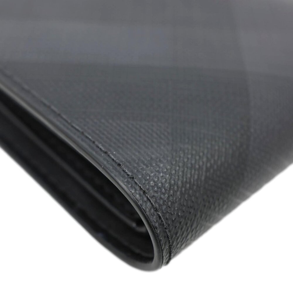Burberry London Check-Print Canvas Bi-Fold Wallet Black - Picture 8 of 15